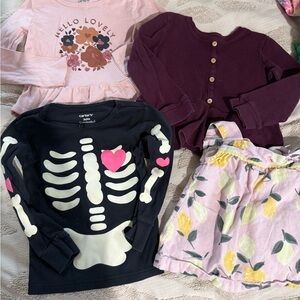 Toddler Girls 2T tops baby kids clothes summer winter fall spring shirts sleeve